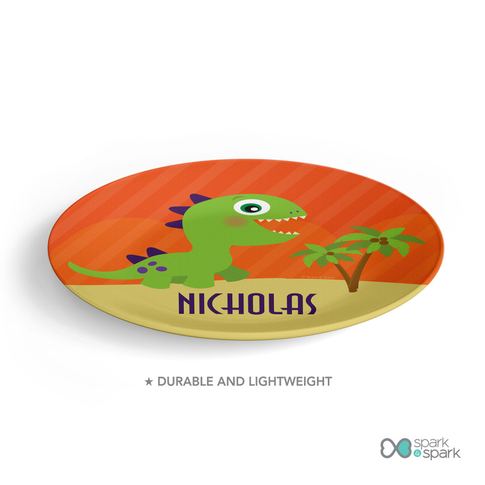 Baby Dinosaur Kids Plates