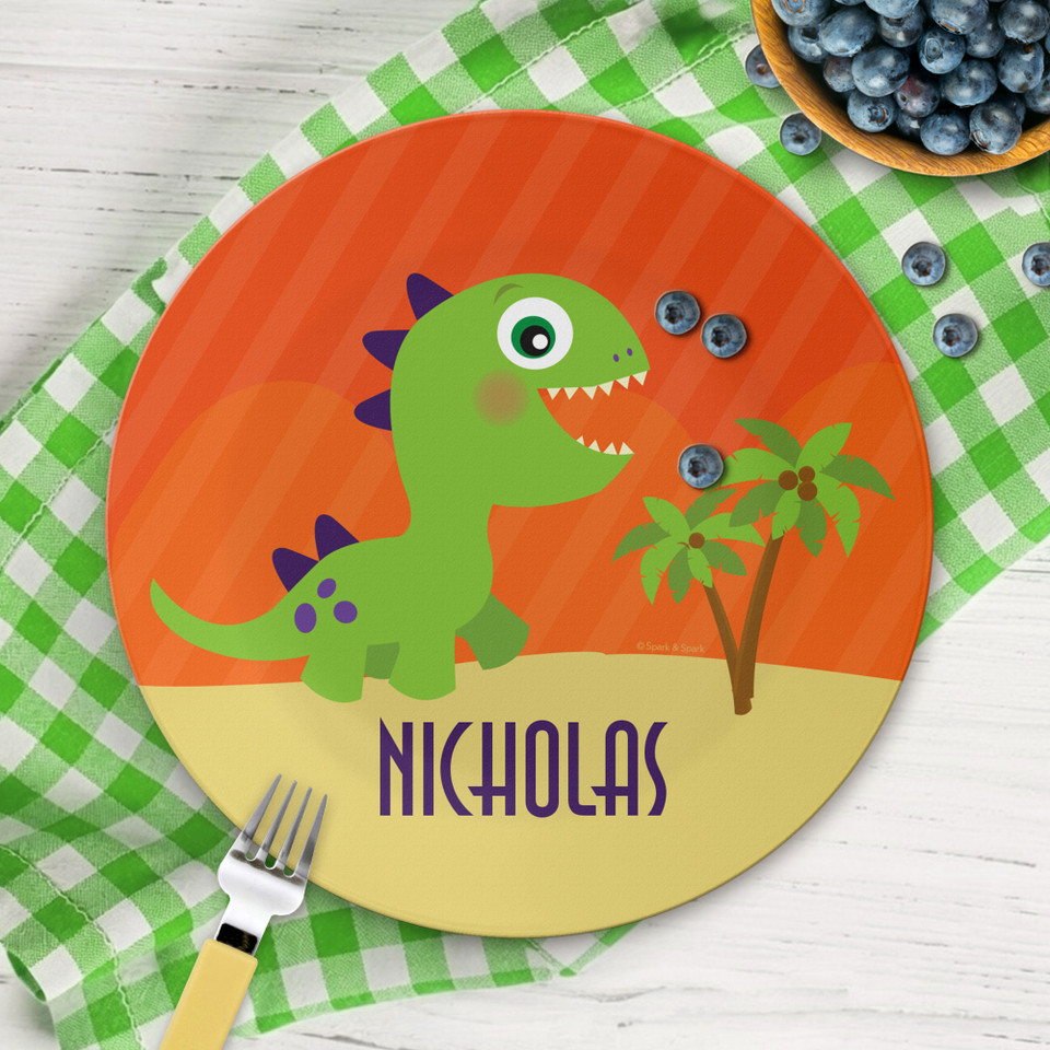 Baby Dinosaur Kids Plates