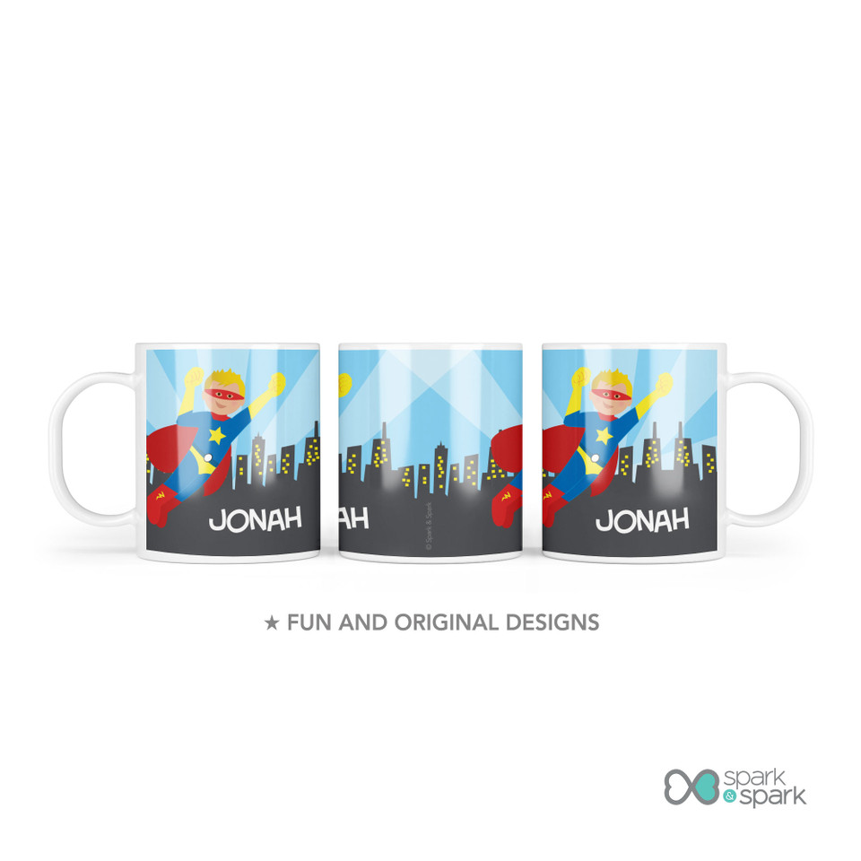 A Cool Superhero Kids Plates