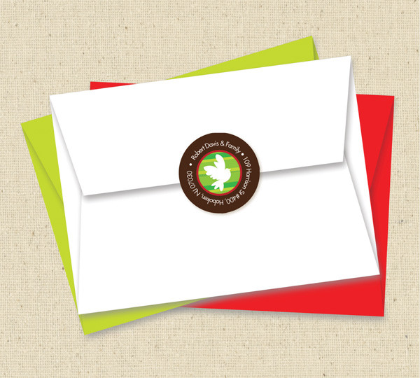 Peace On Earth Christmas Address Labels