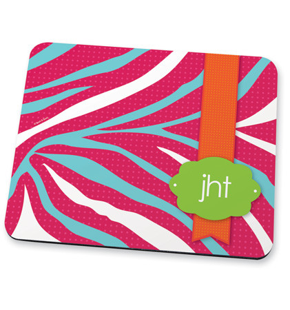 Pink Zebralicious Mouse Pad