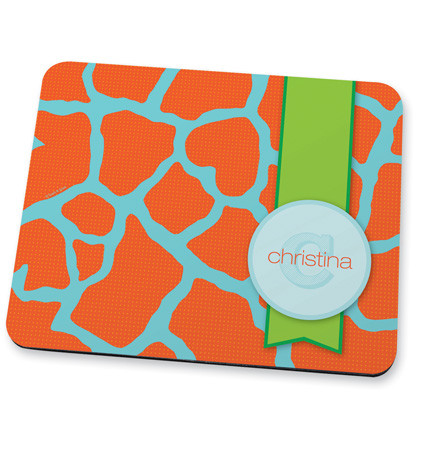 Cute orange rocks Mouse Pad