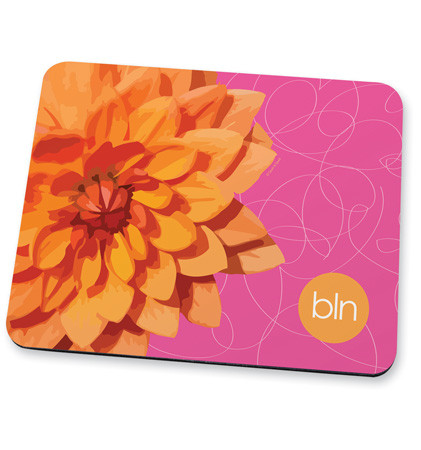 Floral pink mood Mouse Pad