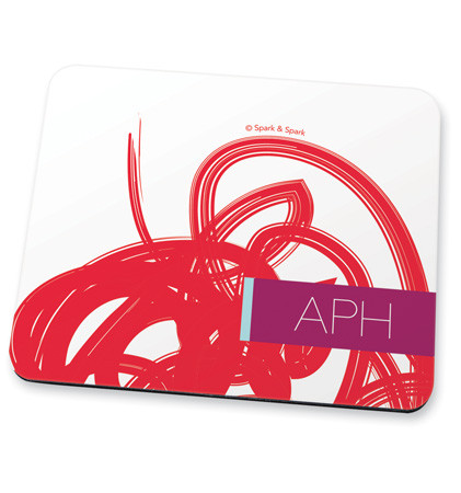 Red urban graffiti Mouse Pad