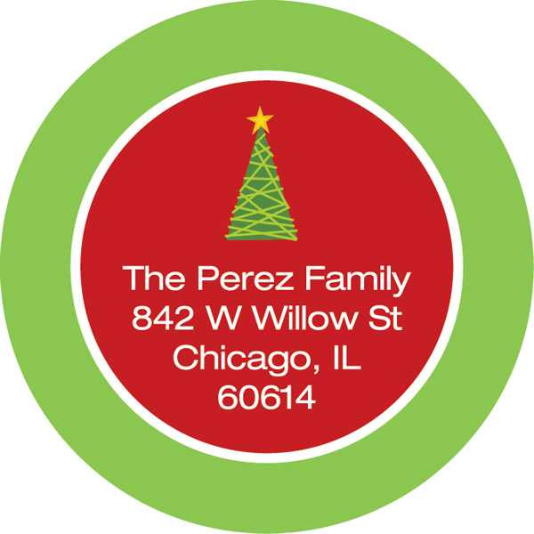 Hello Santa Label Christmas Address Labels