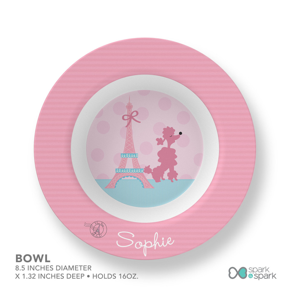 Ohh La La Paris Kids Plates
