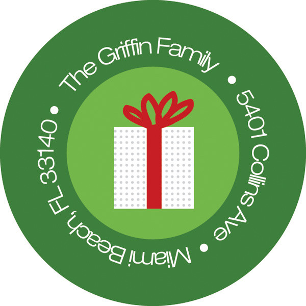 Festive Gifts Christmas Address Labels