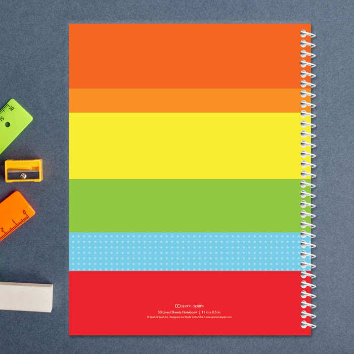 friendly monsters personalized notebook for kids