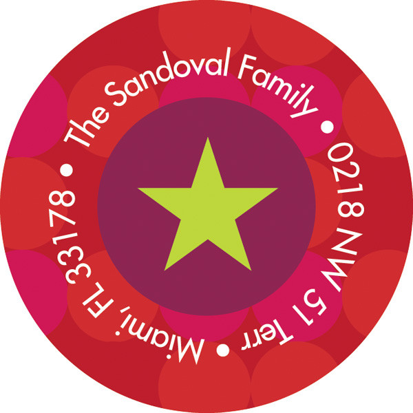 Hidden Elf Christmas Address Labels