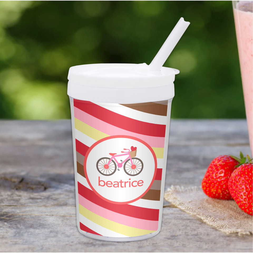 A Lovely Girl Ride Toddler Cup