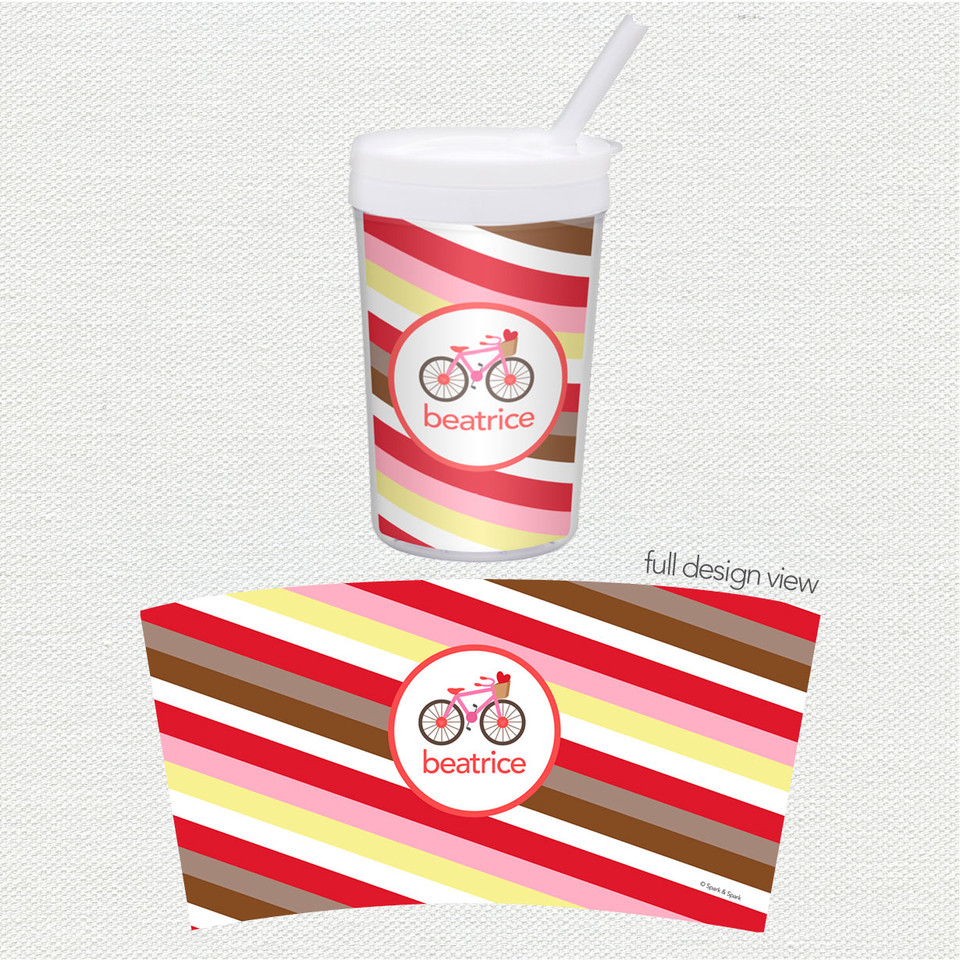 A Lovely Girl Ride Toddler Cup