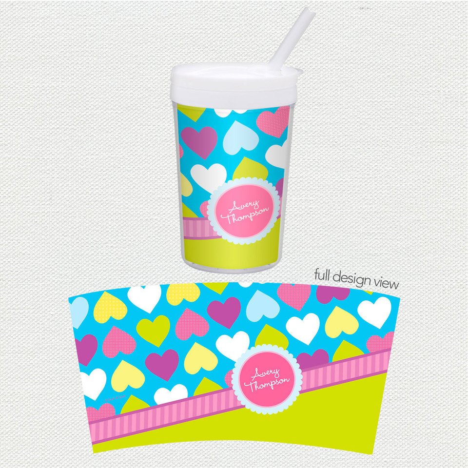 Happy Hearts Toddler Cup