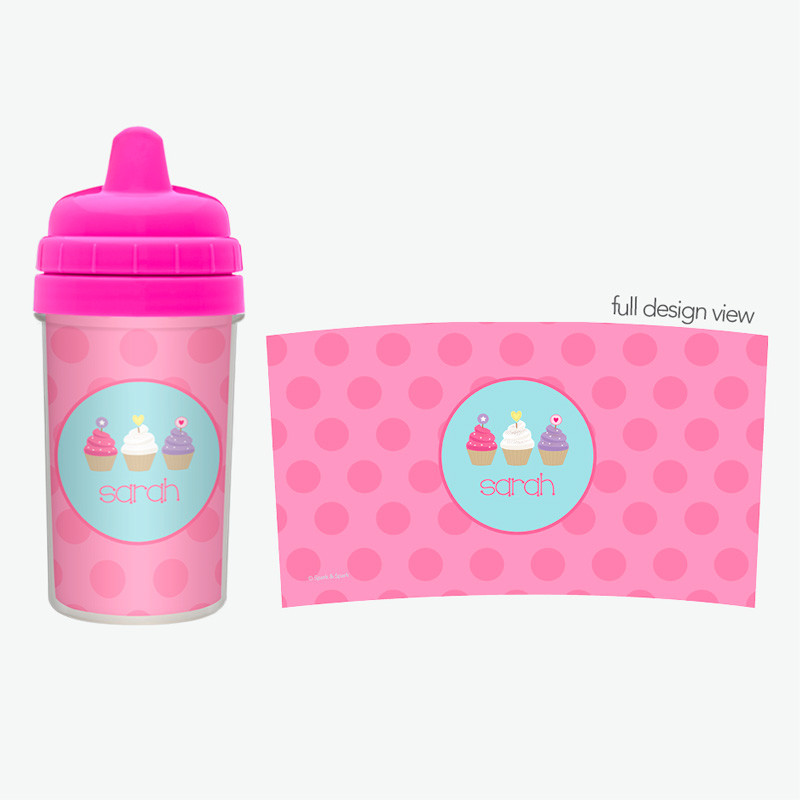 Three Cupcakes Sippy Cups