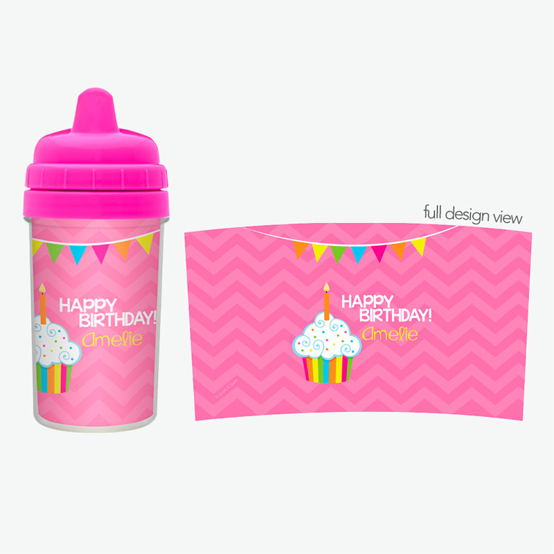 Bday Girl Customized Toddler Sippy Cups