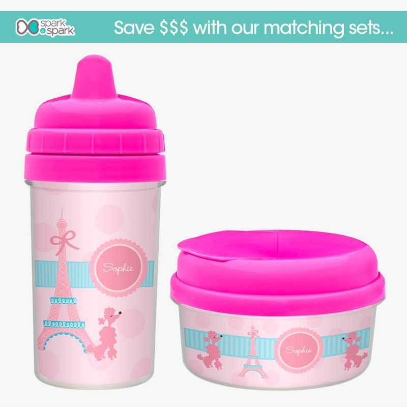 Ohh La La Paris Custom Transition Sippy Cup