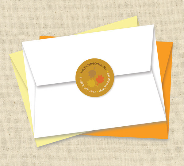 Wishful Thanksgiving Address Labels