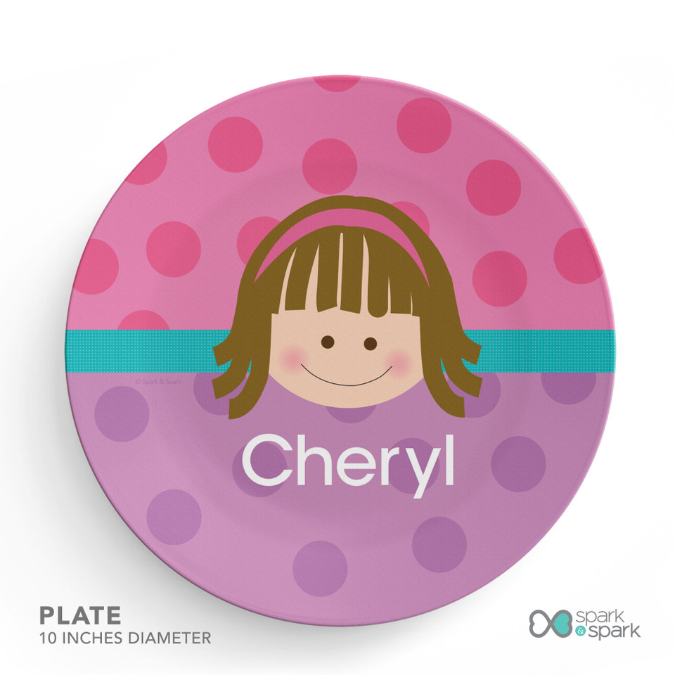 Just Like Me Girl Pink Kids Bowl