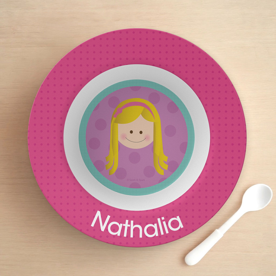Just Like Me Girl Lavender Kids Bowl