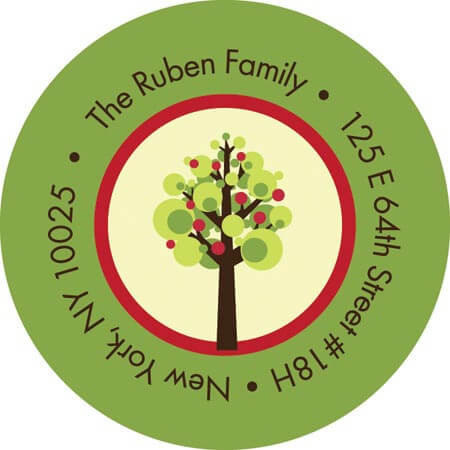 Mod Apple Tree label