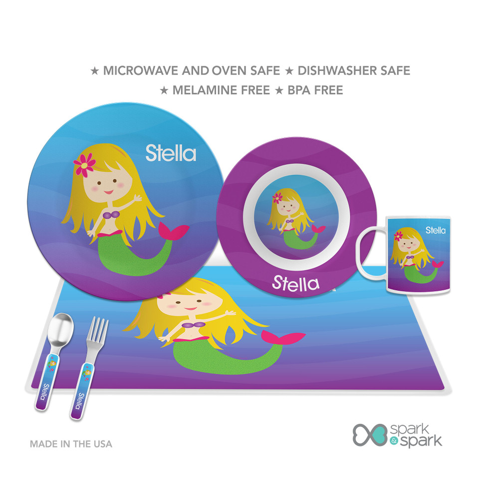 Cute Mermaid Kids Bowl