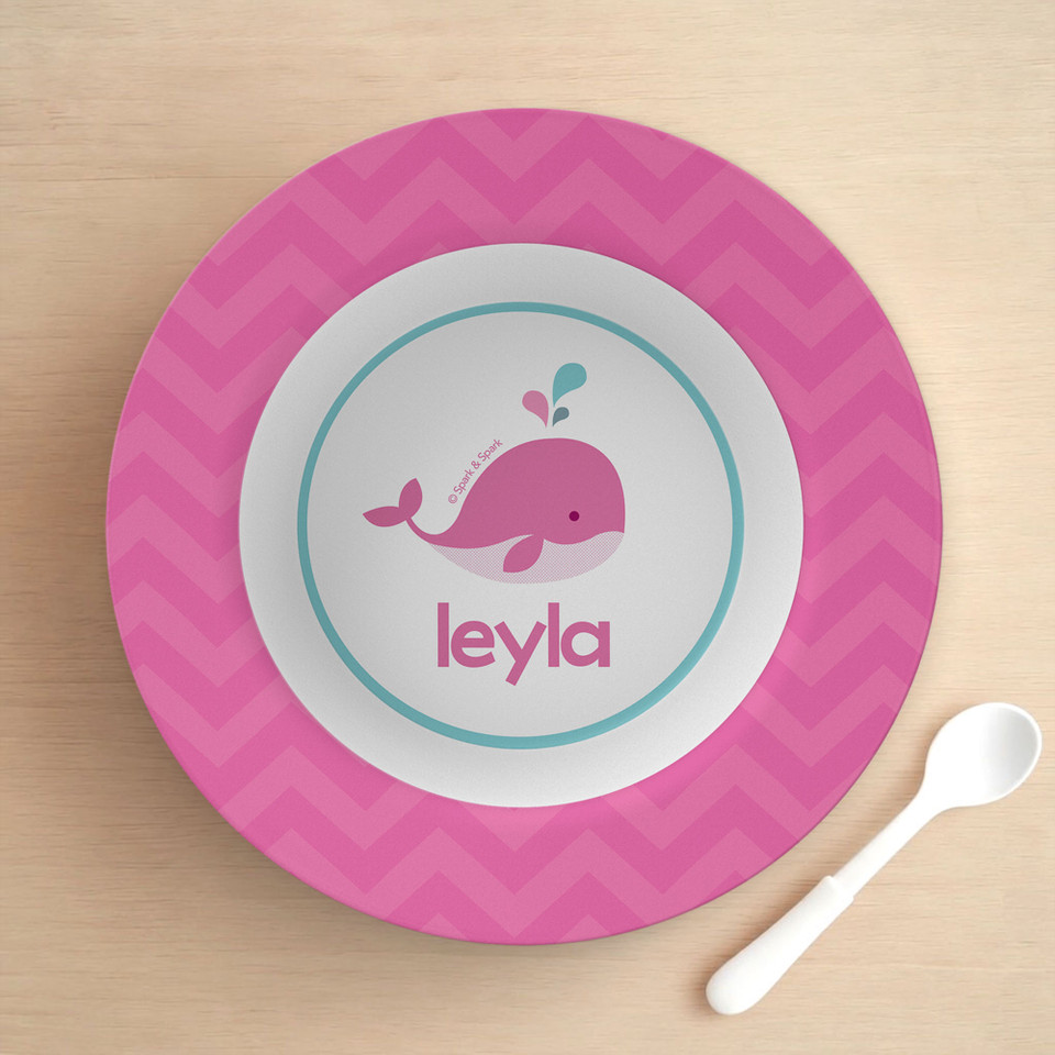 Sweet Pink Whale Kids Bowl