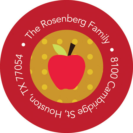 Honey and apples label