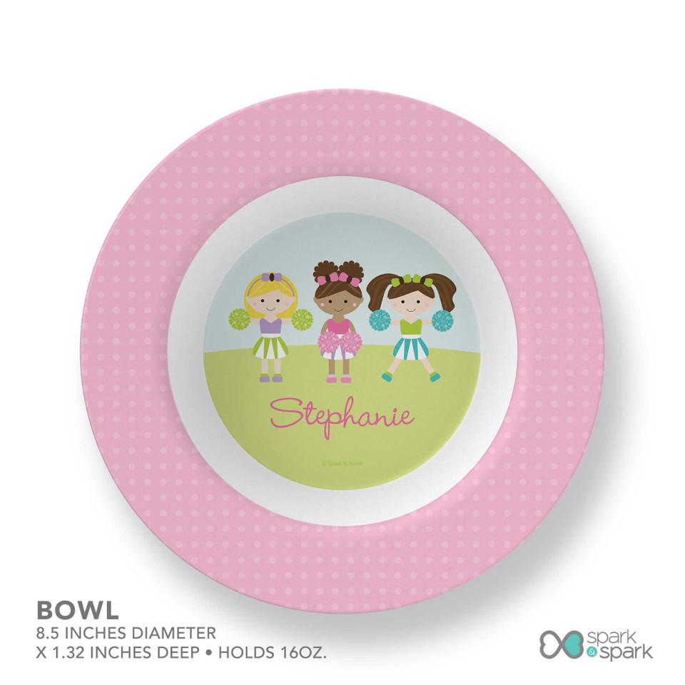 Three Cheerleaders Kids Bowl