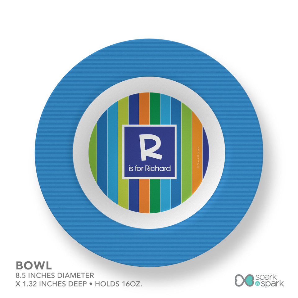 Bold Stripes Kids Bowl