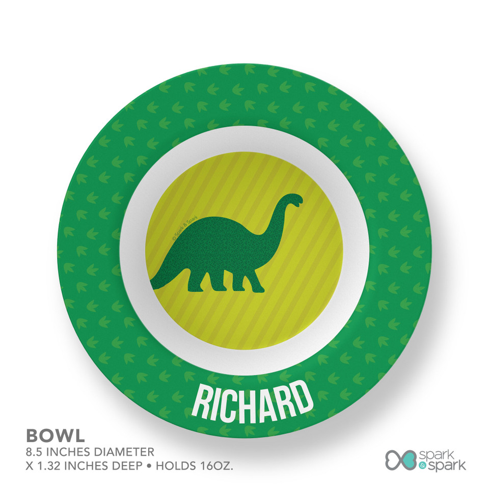 Dino and Me Green Kids Bowl