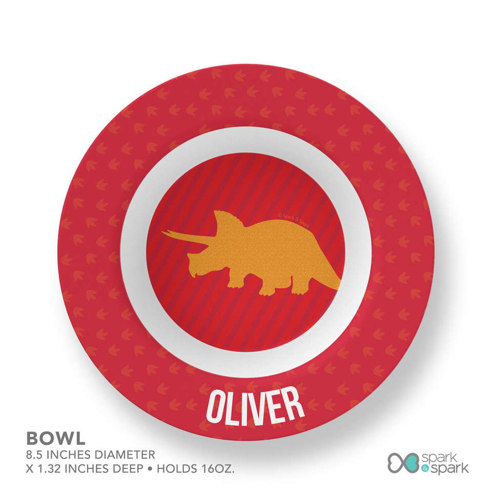 Dino and Me Red Kids Bowl
