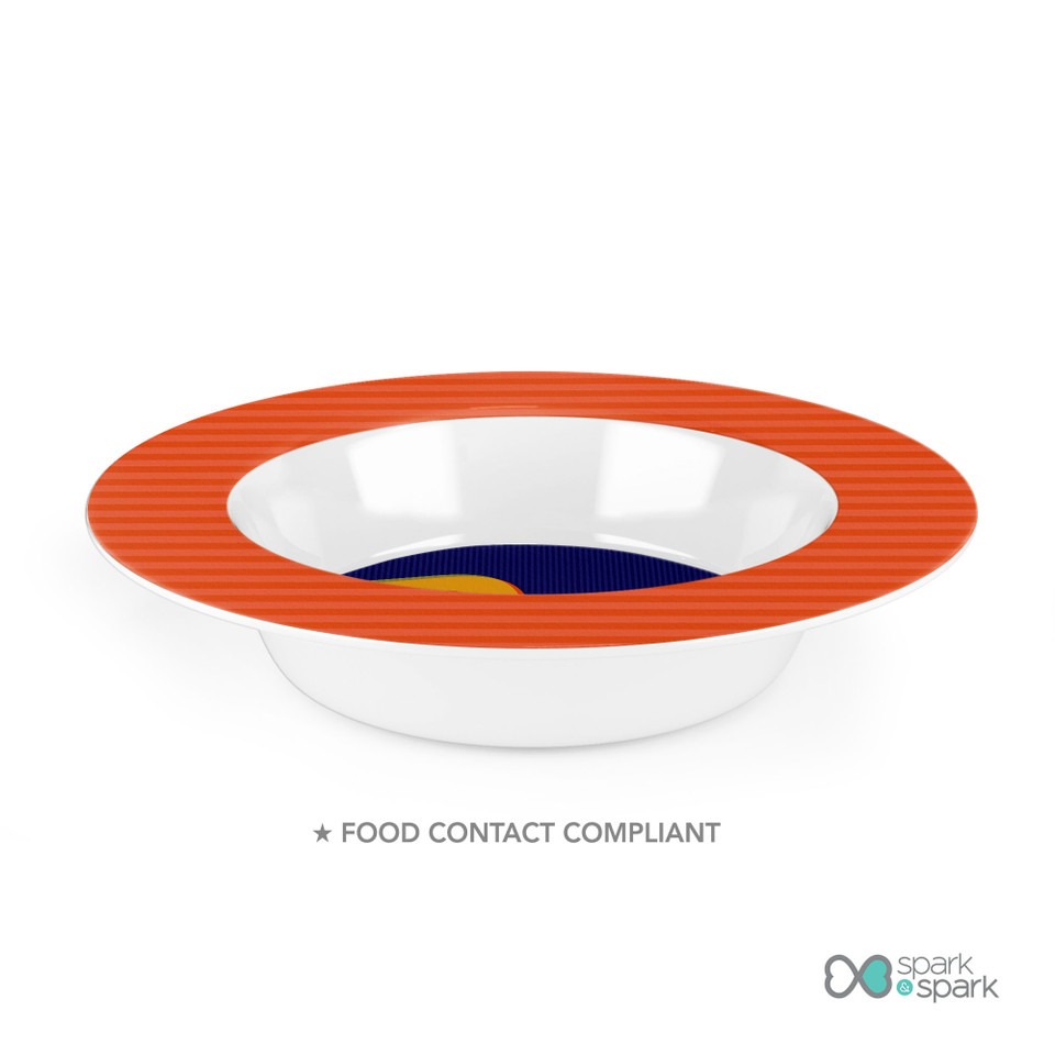 Double Initial Blue Kids Bowl