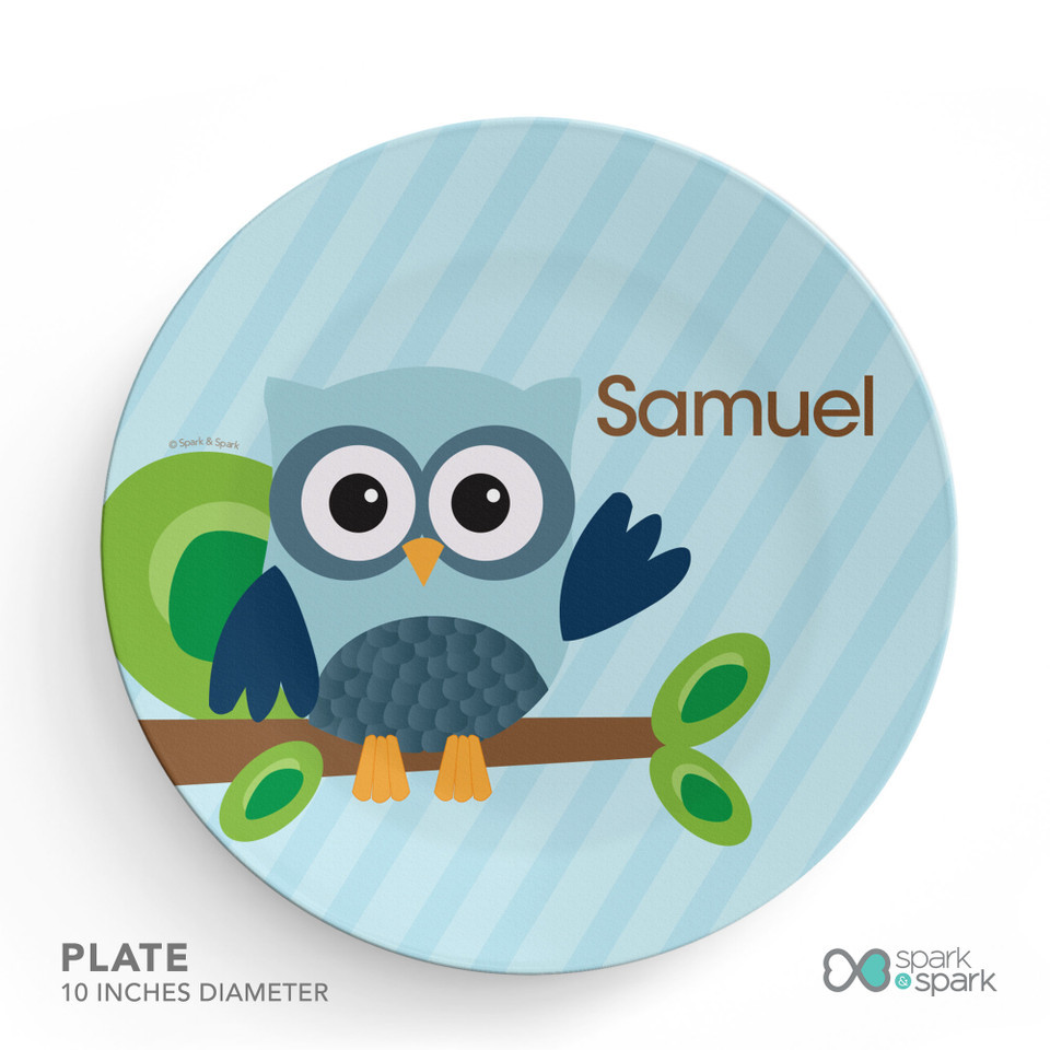 Owl Be Yours Blue Kids Bowl