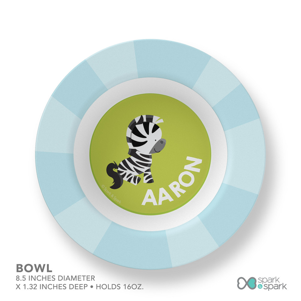 Cute Baby Zebra Kids Bowl