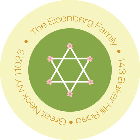 Delicate wishes label