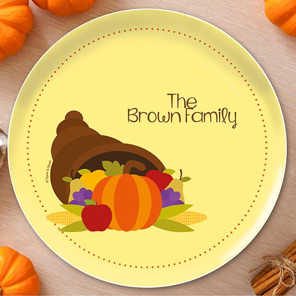 Here Comes Fall Holiday Plate