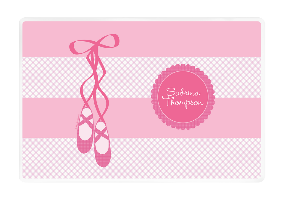 My Ballerina Shoes Kids Placemat