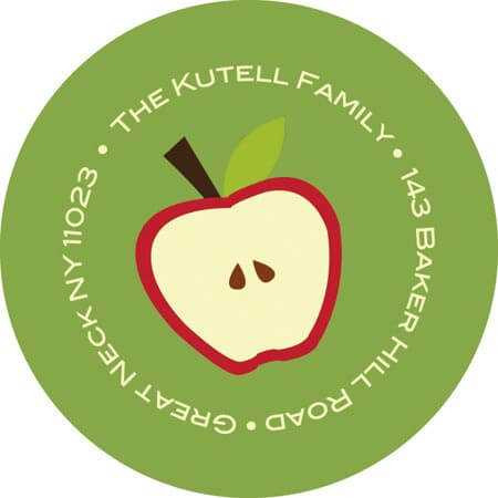 Shana Tova apples label