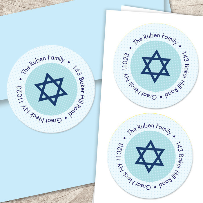 Sweet family greetings label