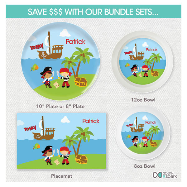 Yo Ho Pirate Boy Kids Placemat