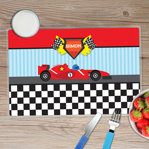 Fast Race Kids Placemat