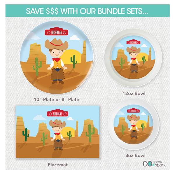 Cowboy Kids Placemat