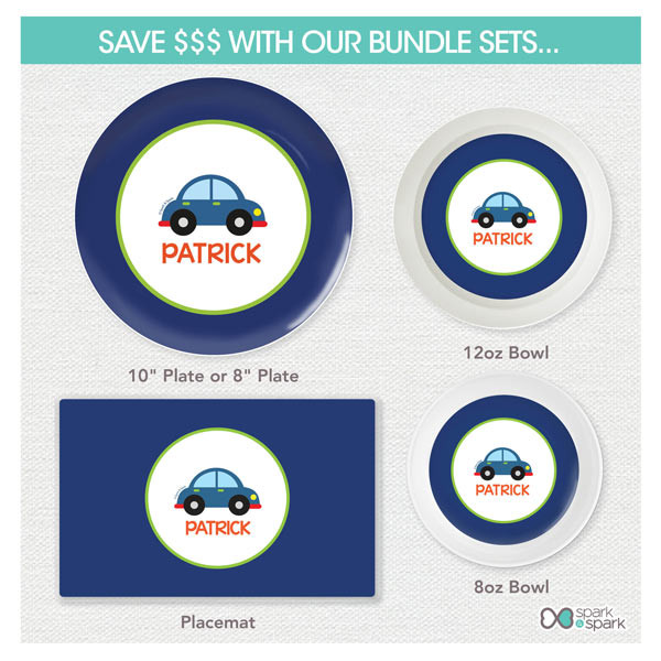 Cute Little Car Kids Placemats
