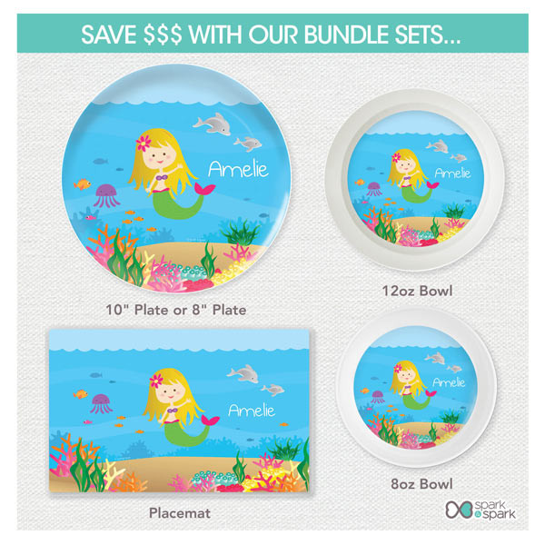 Sweet Mermaid Kids Placemat
