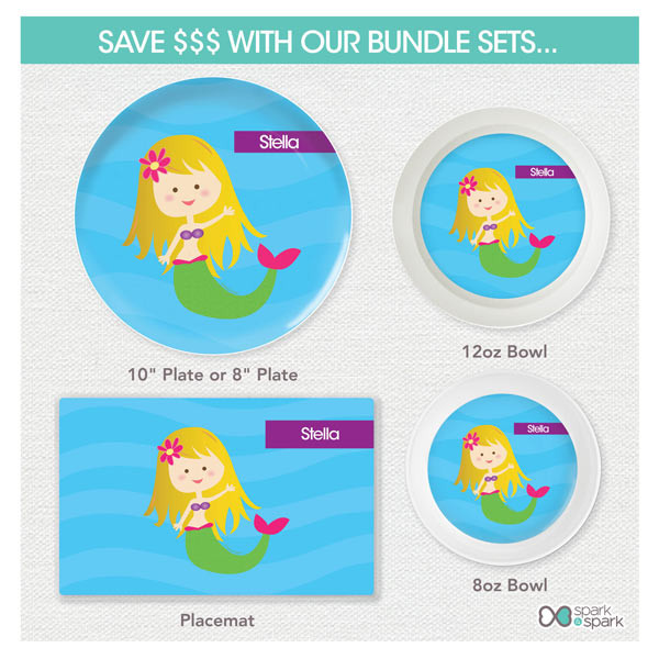 Cute Mermaid Kids Placemat