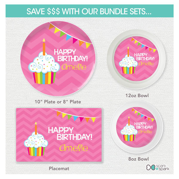 Happy Bday Girl Kids Placemats