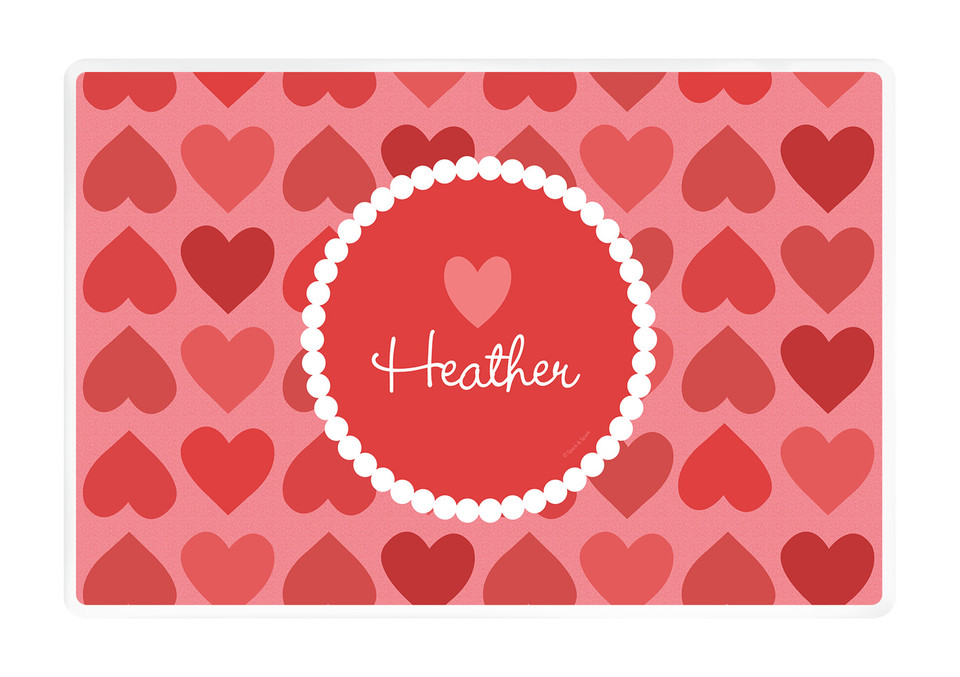 Lovely Hearts Kids Placemat