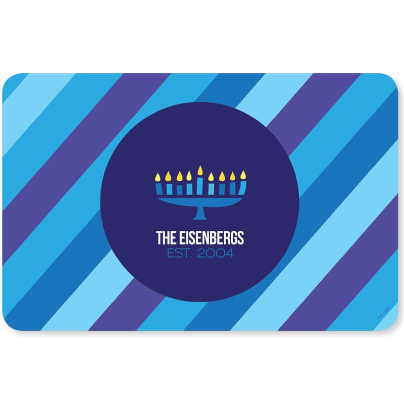 Bright Hanukkah Holiday Placemat