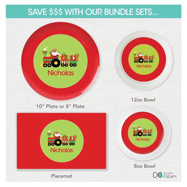 My Cute Xmas Train Kids Placemat