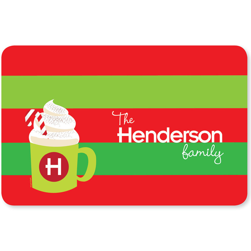 Yummy Hot Cocoa Holiday Placemat