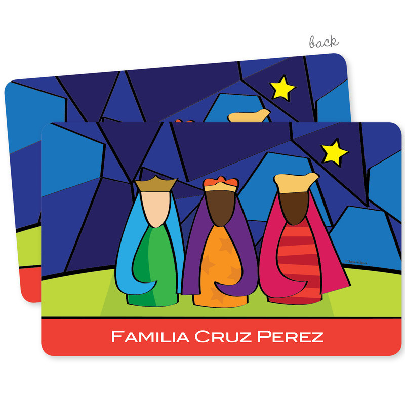 Modern Three Kings Holiday Placemat